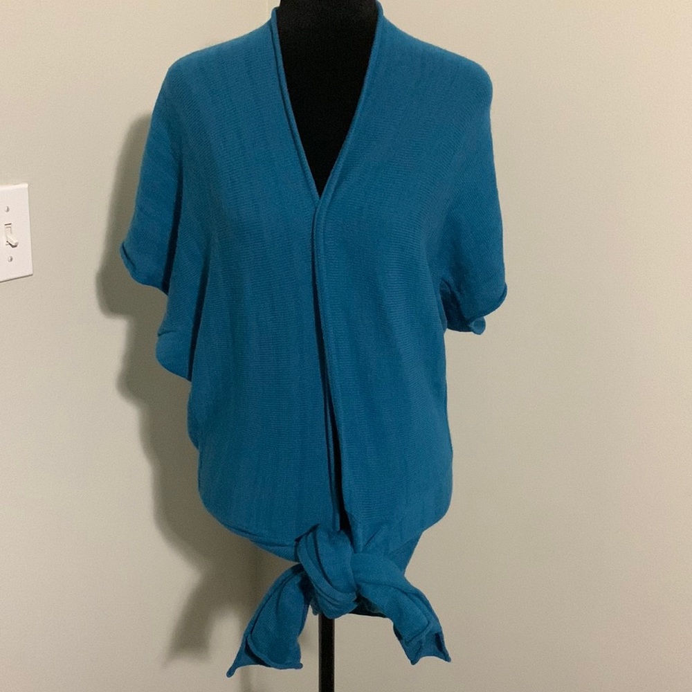 Vintage Open Front Tie Women's Top